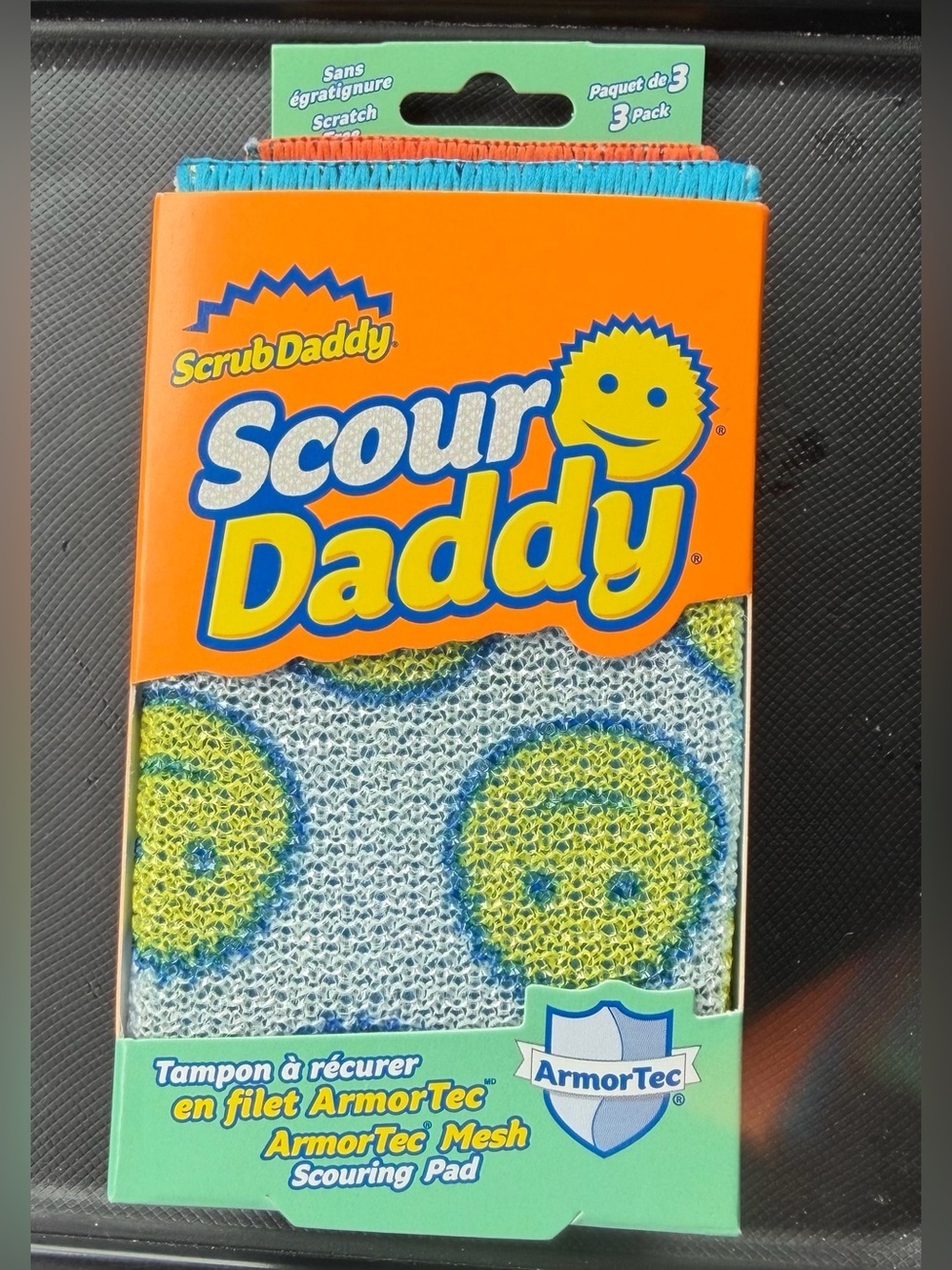 ✨New✨ Scrub Daddy: Set of 3: Scour Daddy- ArmorTec Mesh Scouring Pads
